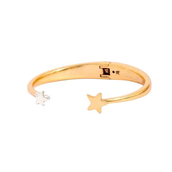 MADEWELL Stellar Star Cuff Mixed Metal Bracelet - Picture 1 of 3